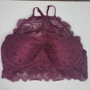 Victoria's Secret Deep Purple Lace Bralette
